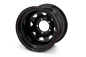 Диск колесный штампованный УАЗ 15x10 5x139,7 d110 ET-44 черный ORW