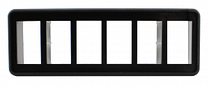 Установочная панель для крепления 6 клавиш (переключателей)