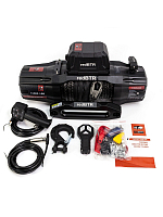 Лебедка автомобильная 12V 12000 lbs (5443 кг) 181:1 (синтетический трос, клюз)
